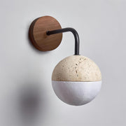 Walnut Color & Beige & White