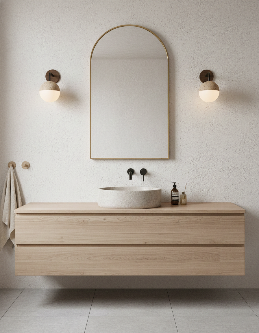 Bolle Travertine Wall Lamp — product view 9