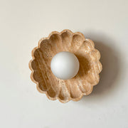 Beige & White