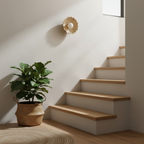 Scallop Travertine Wall Lamp — product view 9