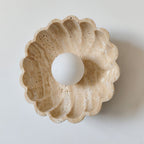 Scallop Travertine Wall Lamp — product view 17