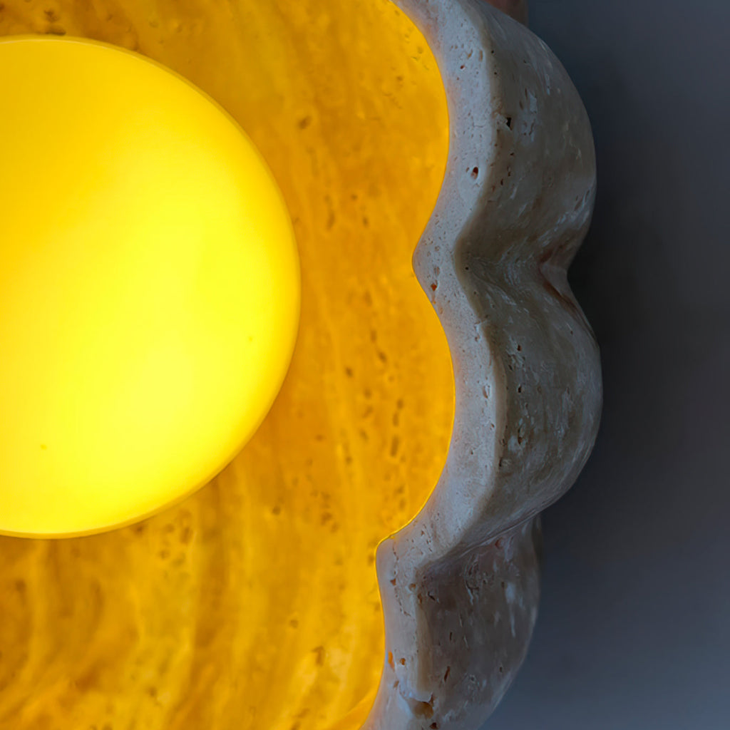 Scallop Travertine Wall Lamp — product view 18