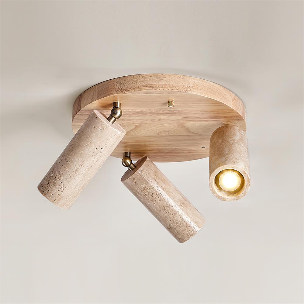 Myrtle Travertine Ceiling Lamp — product view 4