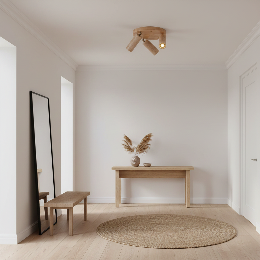 Myrtle Travertine Ceiling Lamp — product view 6
