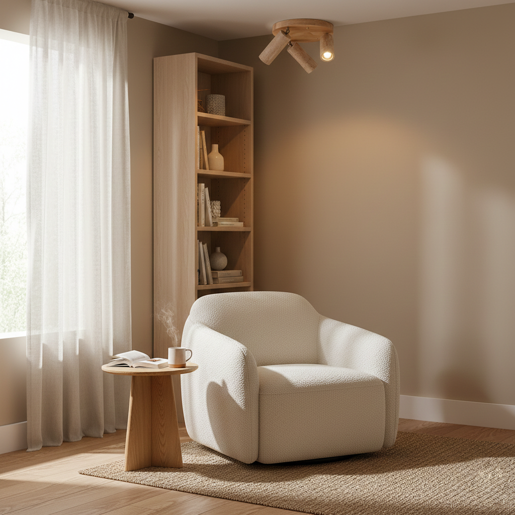 Myrtle Travertine Ceiling Lamp — product view 7