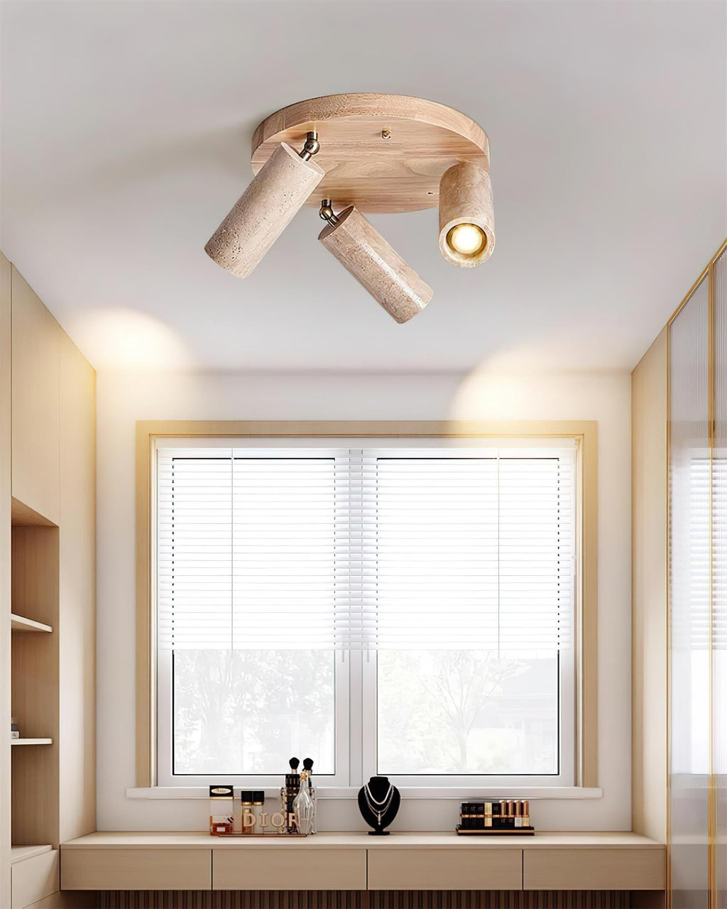 Myrtle Travertine Ceiling Lamp — product view 13