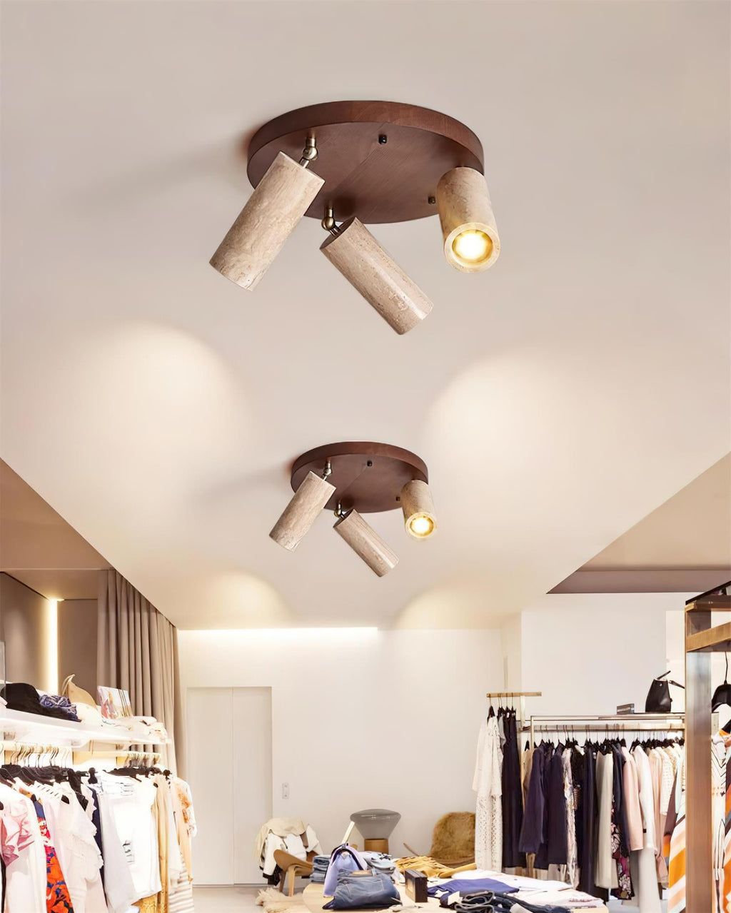 Myrtle Travertine Ceiling Lamp — product view 14