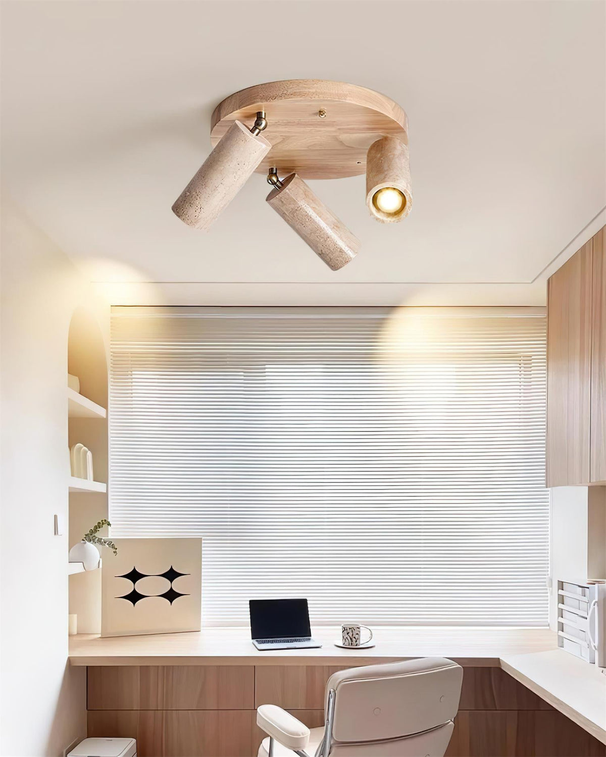 Myrtle Travertine Ceiling Lamp — product view 15