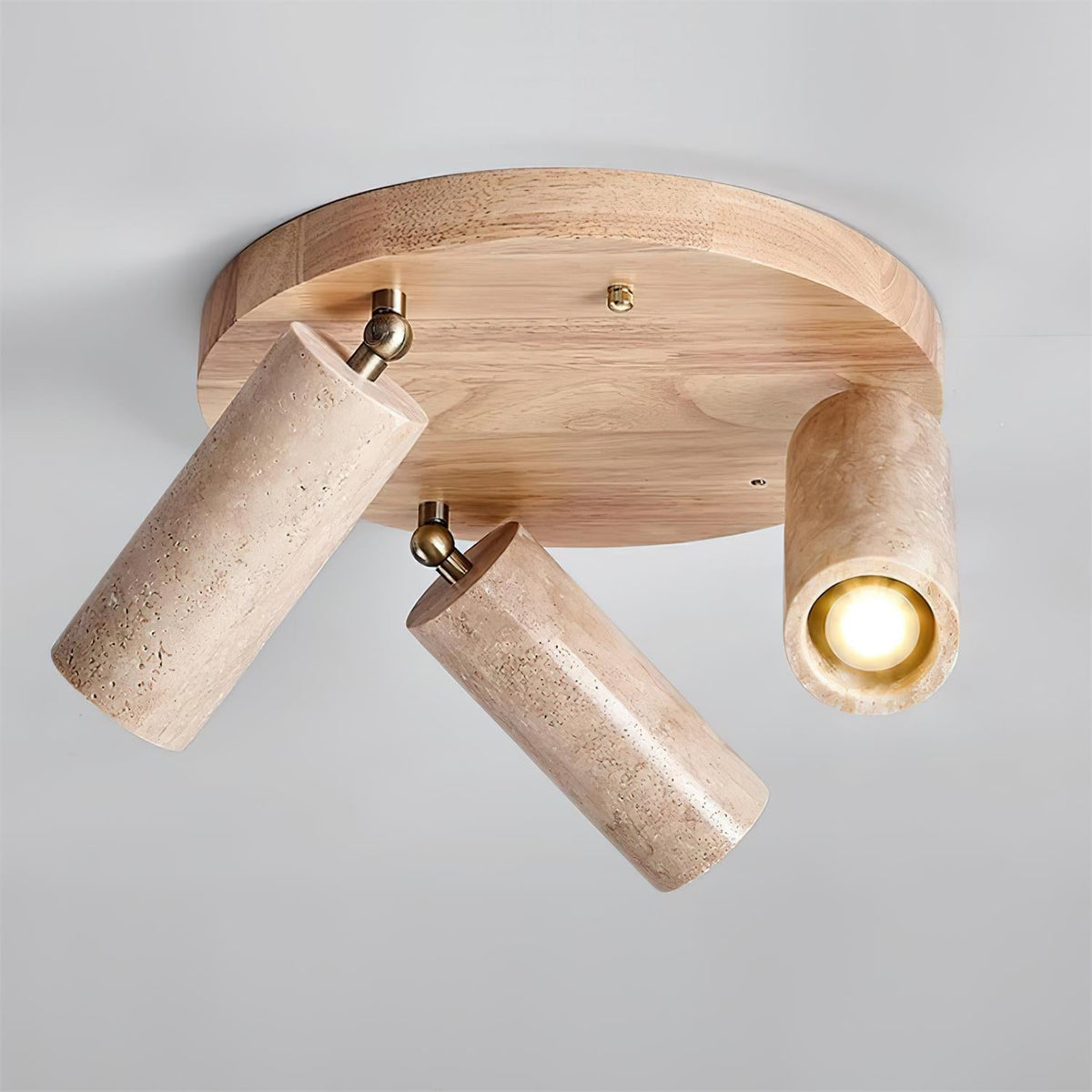 Myrtle Travertine Ceiling Lamp — product view 18