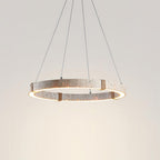 Dainolite Circle Travertine Chandelier — product view 21