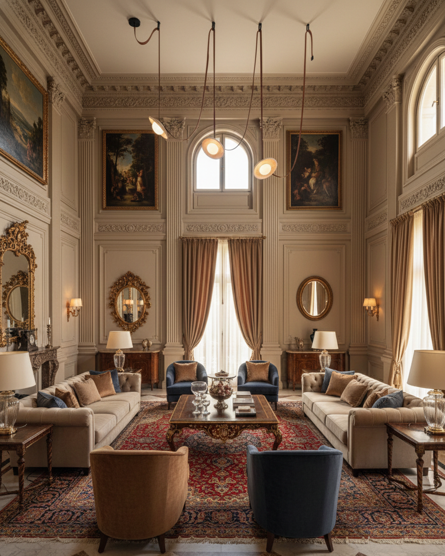 Ceylon Travertine Chandelier — product view 10