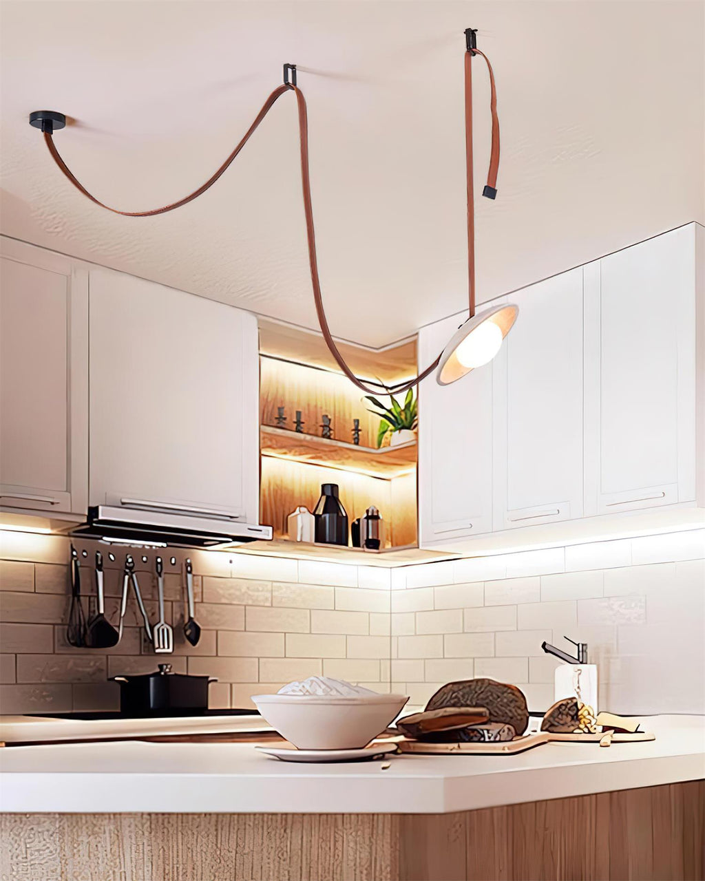 Ceylon Travertine Chandelier — product view 13