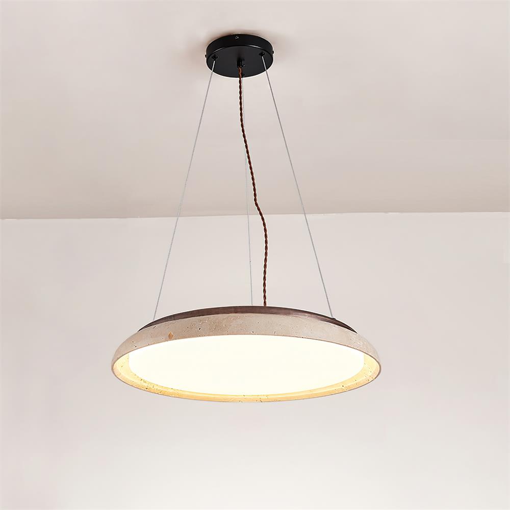Piedra Travertine Pendant Lamp — product view 2