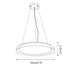 Piedra Travertine Pendant Lamp — product view 7