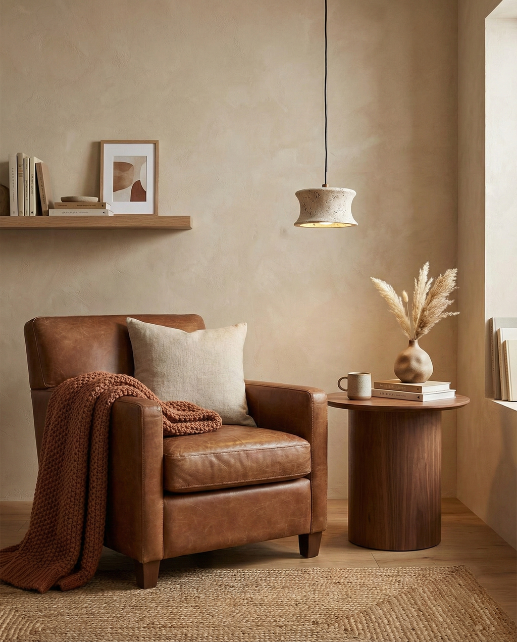 Saiko Travertine Pendant Lamp — product view 10