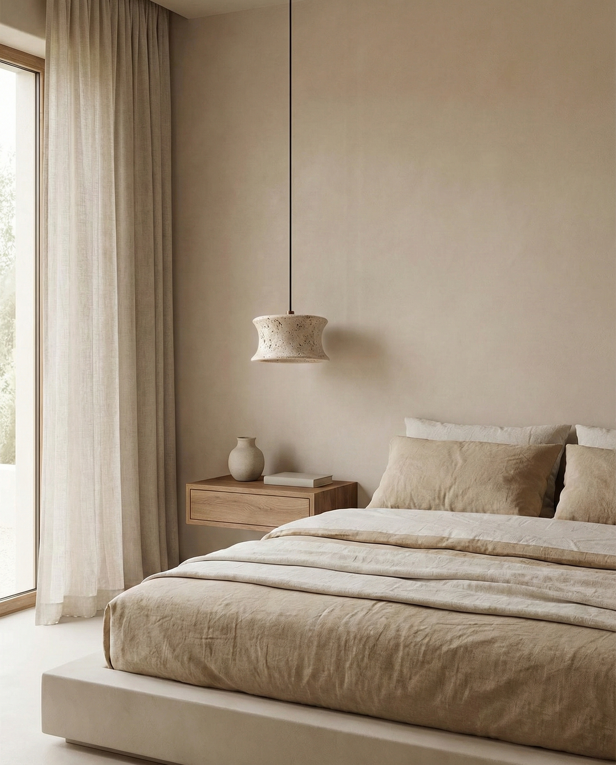 Saiko Travertine Pendant Lamp — product view 12
