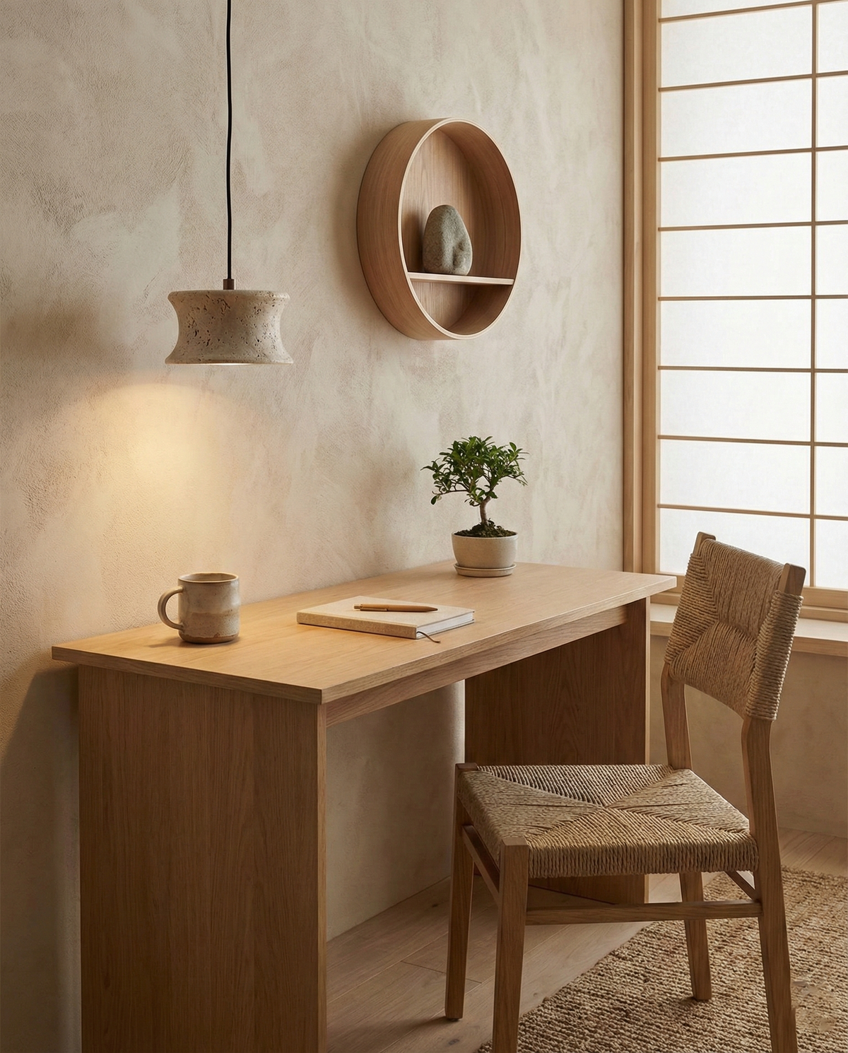 Saiko Travertine Pendant Lamp — product view 13