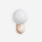 Kyomi Travertine Wall Lamp — product view 1