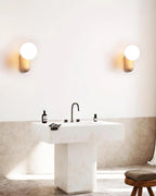 Kyomi Travertine Wall Lamp — product view 10