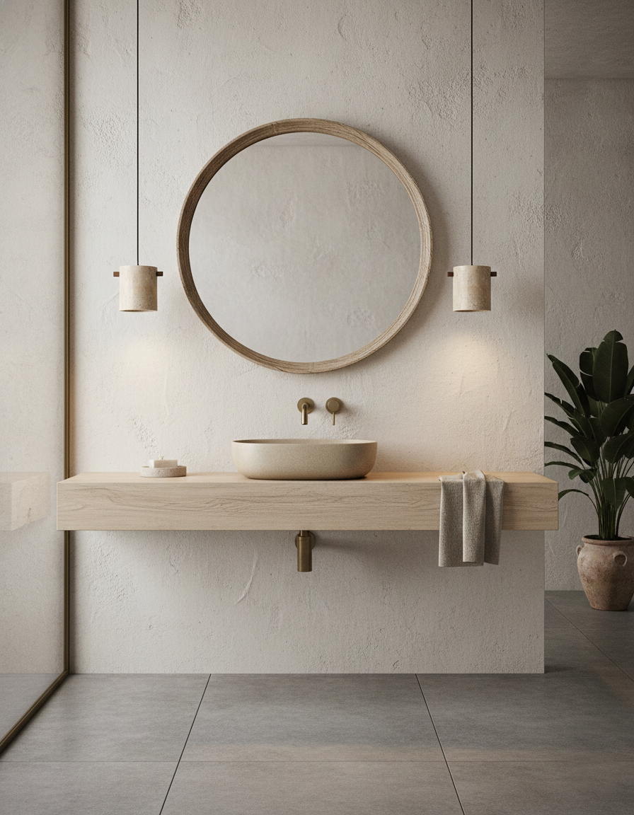 Cibone Travertine Pendant Lamp — product view 12