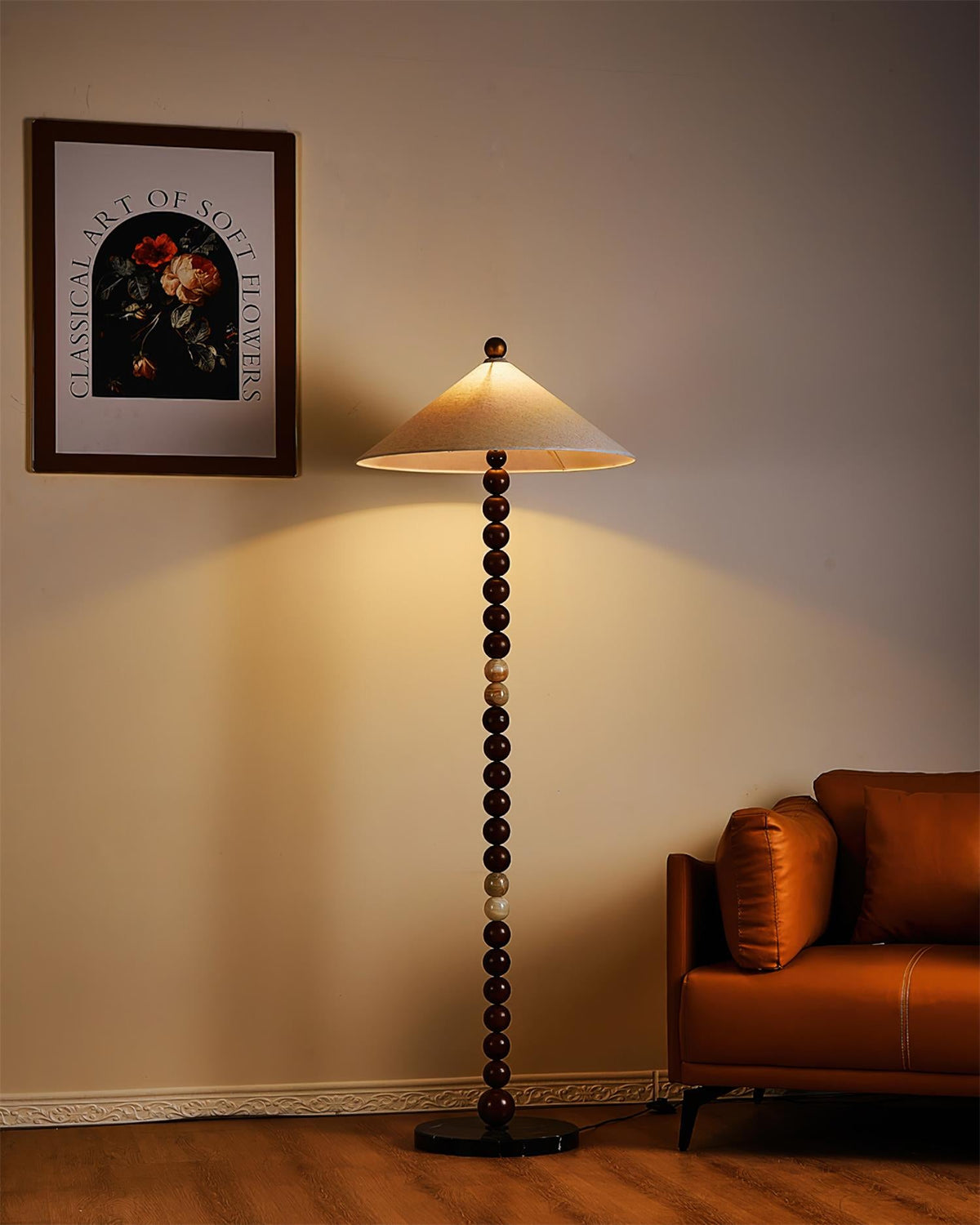 Octavia Marble Floor Lamp — product view 3