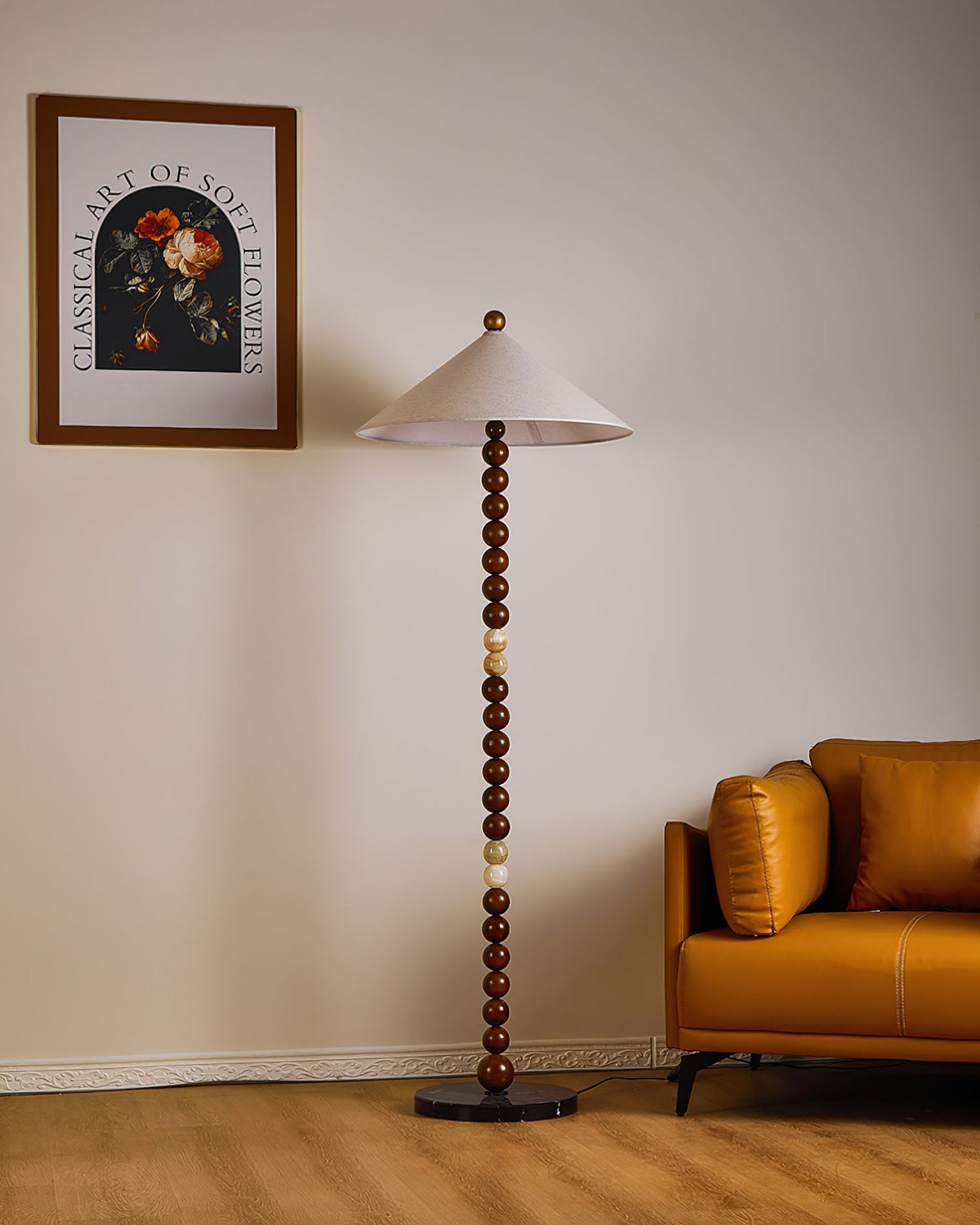 Octavia Marble Floor Lamp — product view 4