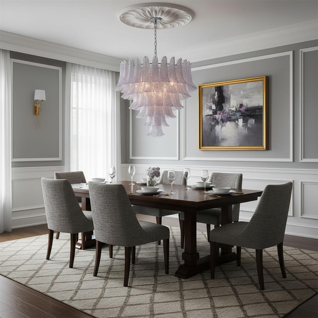 Elena Glass Chandelier — product view 2