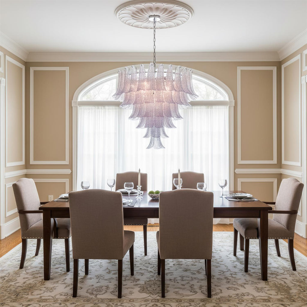 Elena Glass Chandelier — product view 3