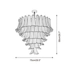Elena Glass Chandelier — product view 5