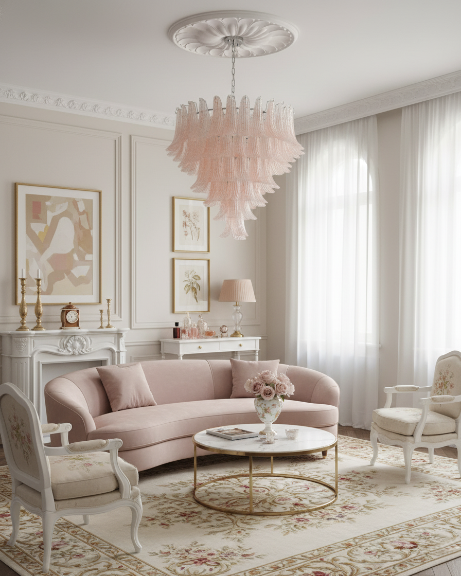 Elena Glass Chandelier — product view 6