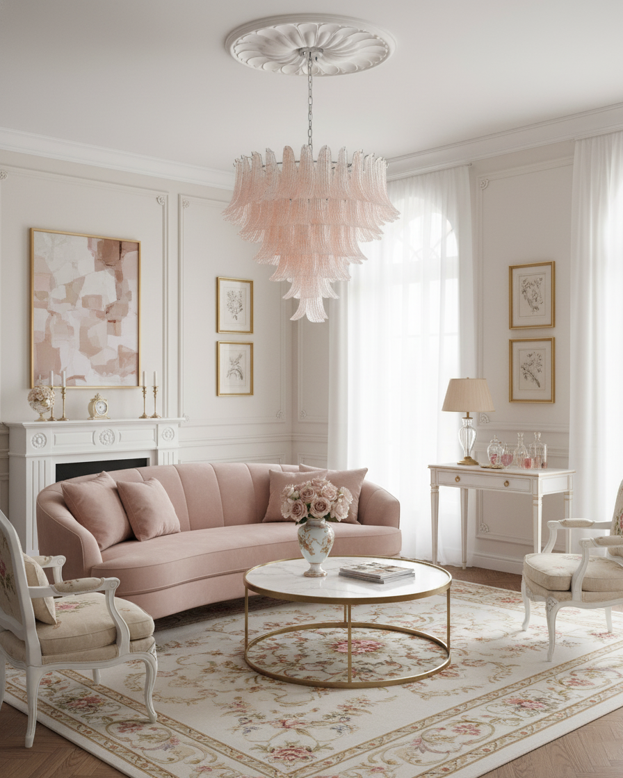 Elena Glass Chandelier — product view 9