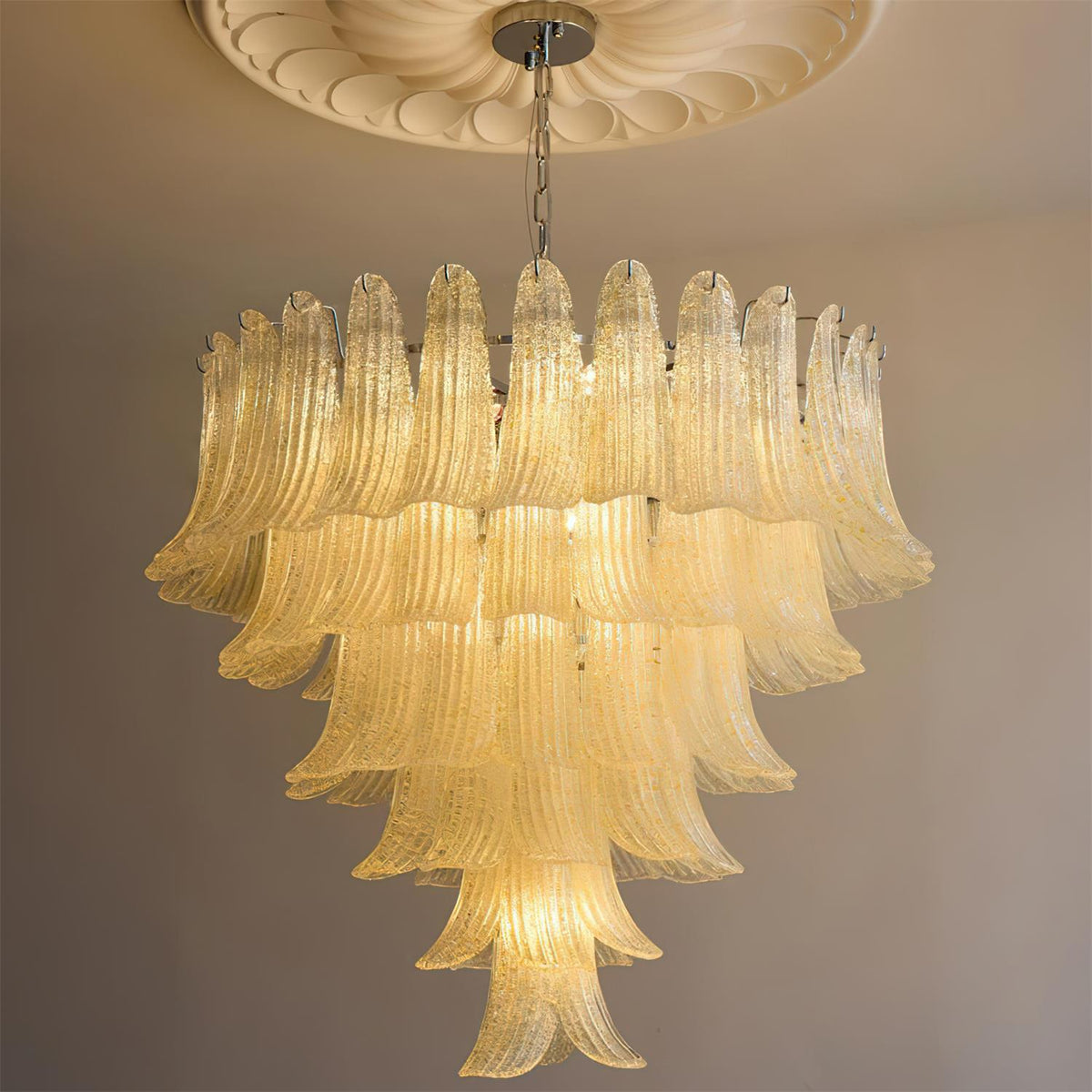 Elena Glass Chandelier — product view 12