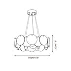 Loire Glass Chandelier — product view 5