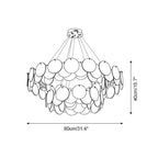 Loire Glass Chandelier — product view 9