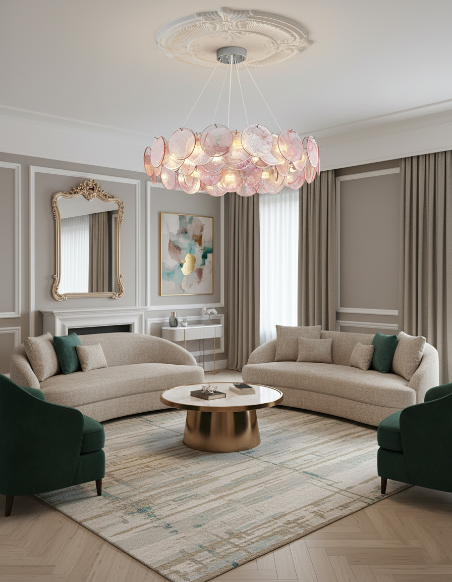 Loire Glass Chandelier — product view 11