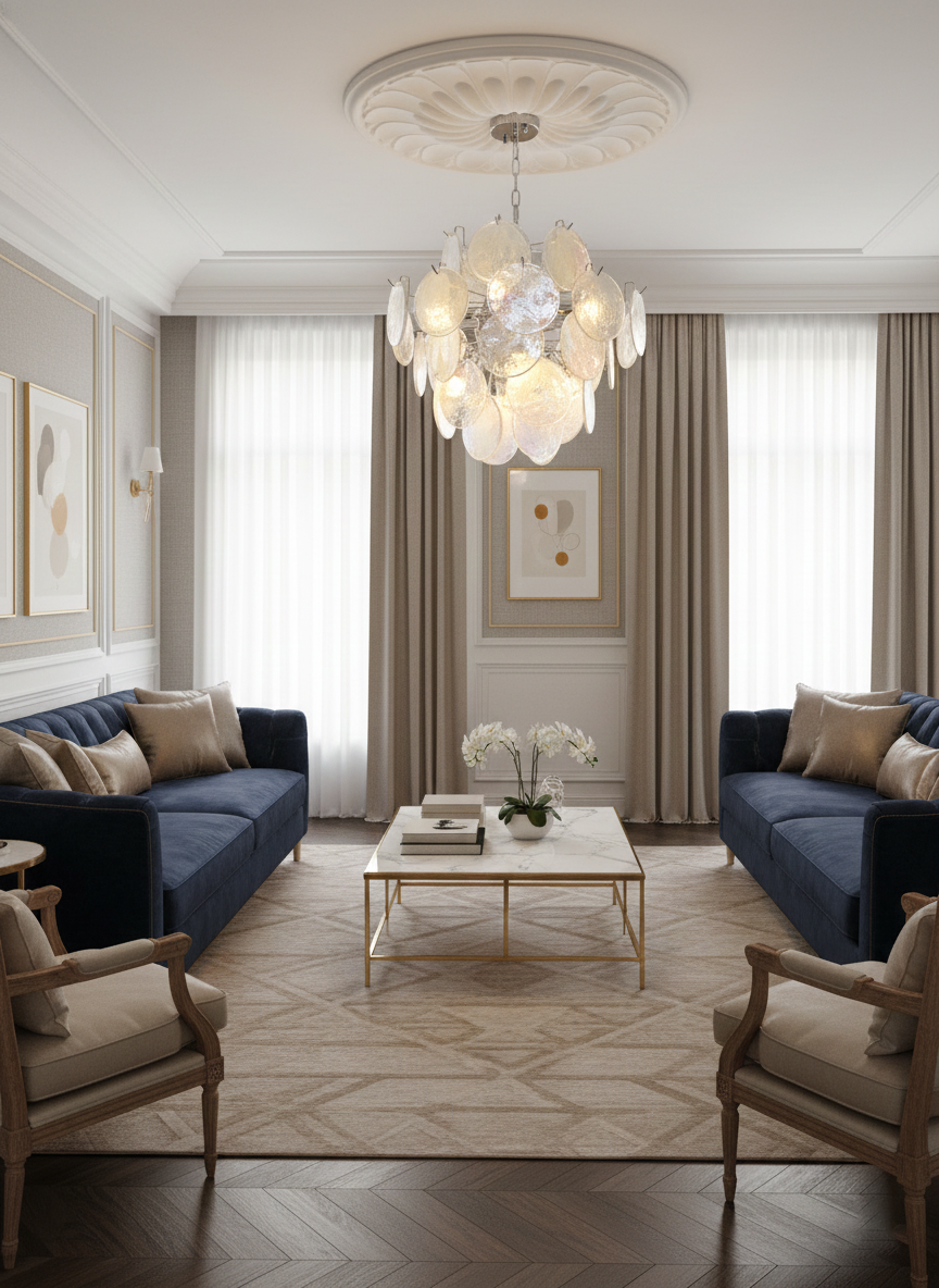 Venfield Glass Chandelier — product view 12
