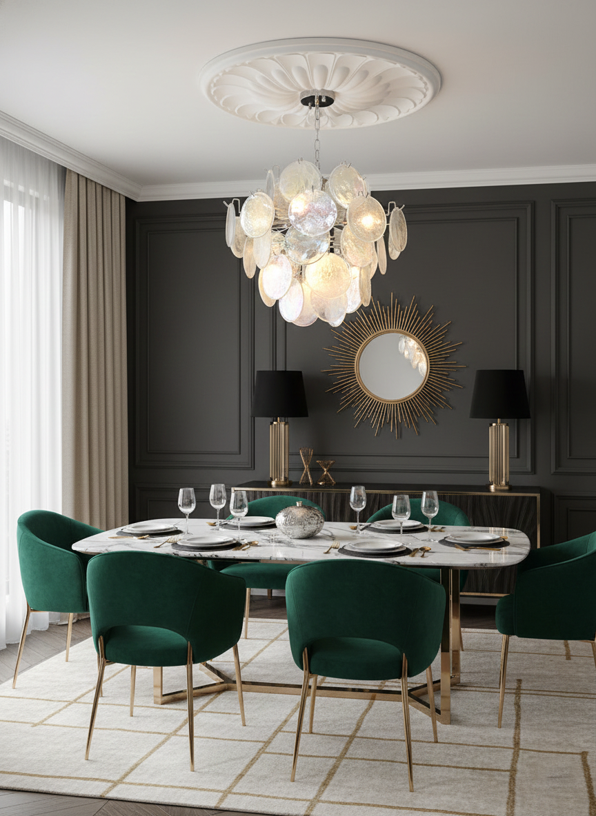 Venfield Glass Chandelier — product view 13