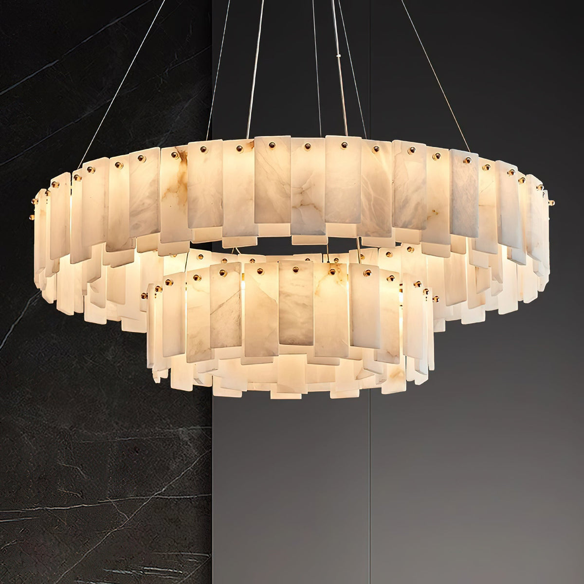 Corbett Alabaster Chandelier — product view 2