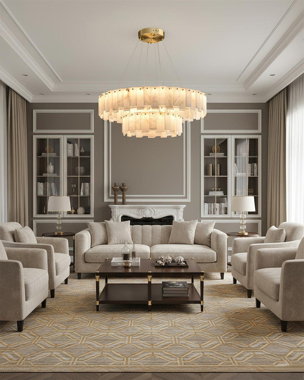 Corbett Alabaster Chandelier — product view 17