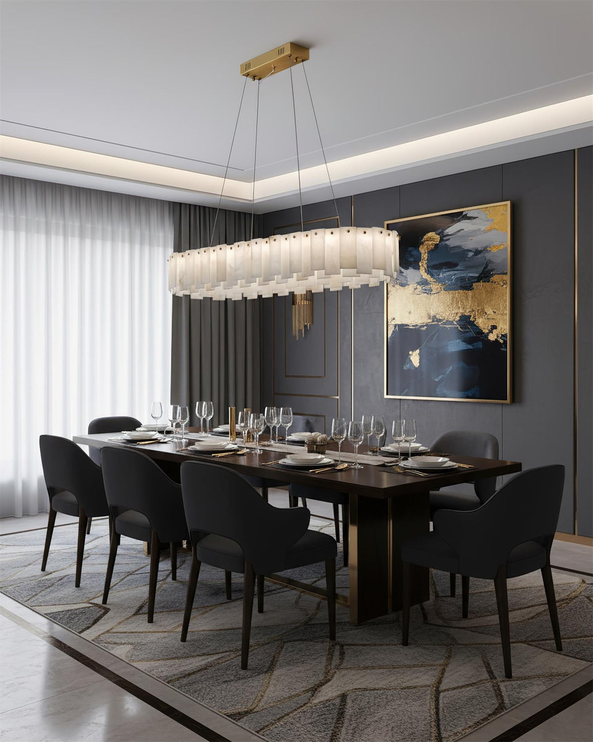 Corbett Alabaster Chandelier — product view 19