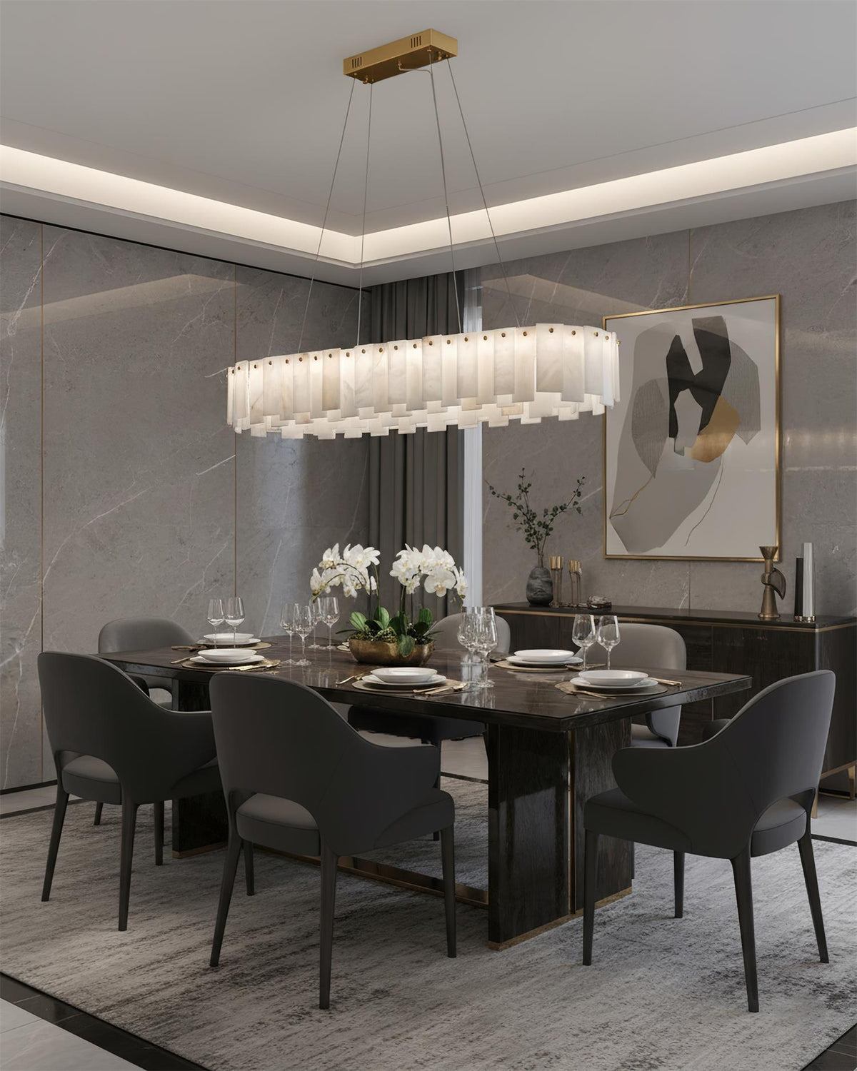 Corbett Alabaster Chandelier — product view 20