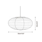 Rice Paper Pendant Lamp R8 — product view 5
