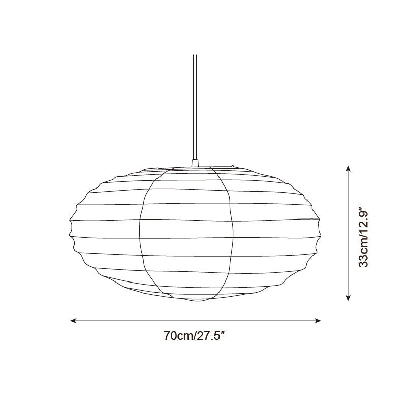 Rice Paper Pendant Lamp R8 — product view 6