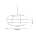 Rice Paper Pendant Lamp R8 — product view 6