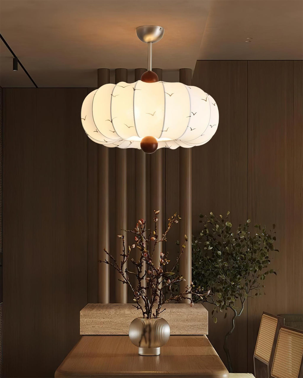 Doria Wood Ceiling Light — product view 3