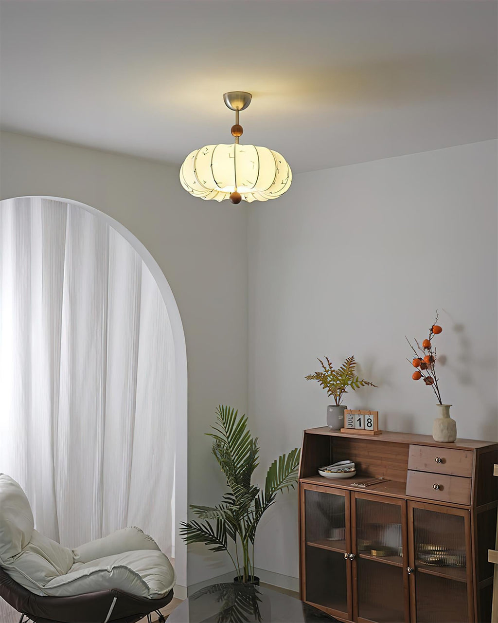 Doria Wood Ceiling Light — product view 6