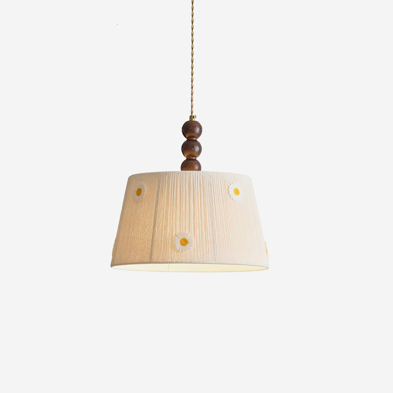 Felipe Flower Wood Pendant Lamp — product view 1