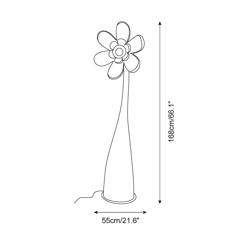 Vicenzio Glass Floor Lamp — product view 5