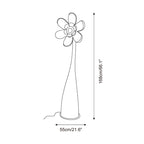 Vicenzio Glass Floor Lamp — product view 5
