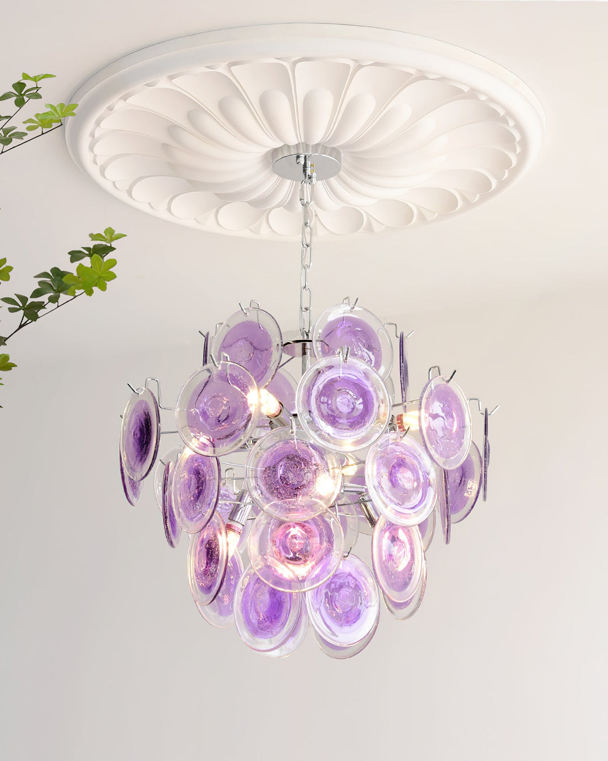 Rovigo Glass Chandelier — product view 4